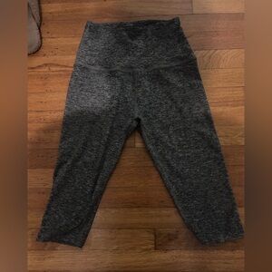 Gray Cropped Leggings